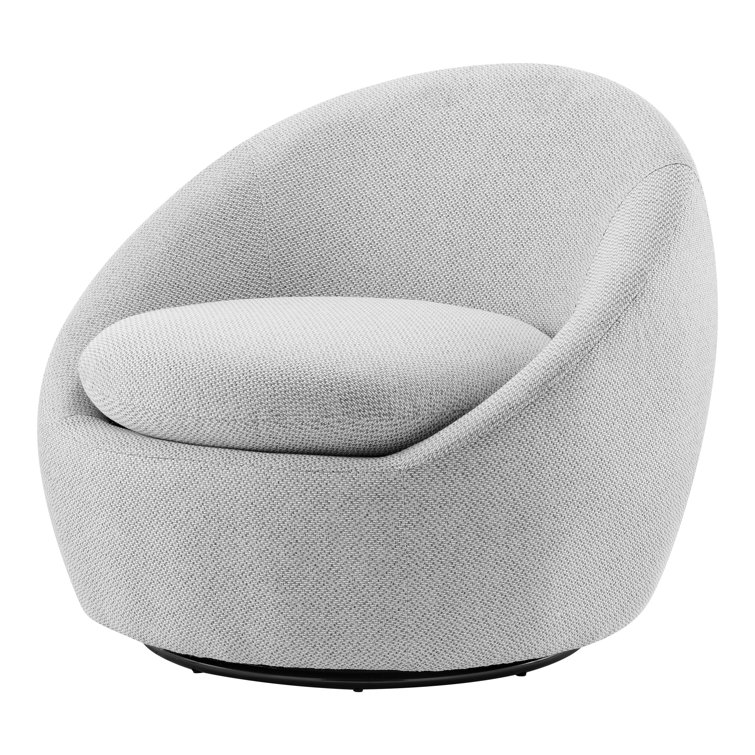 New Pacific Direct Upholstered Swivel Barrel Chair Reviews Wayfair